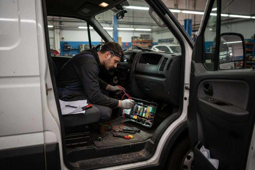 Iveco Daily 35C12 : schéma boîte à fusible