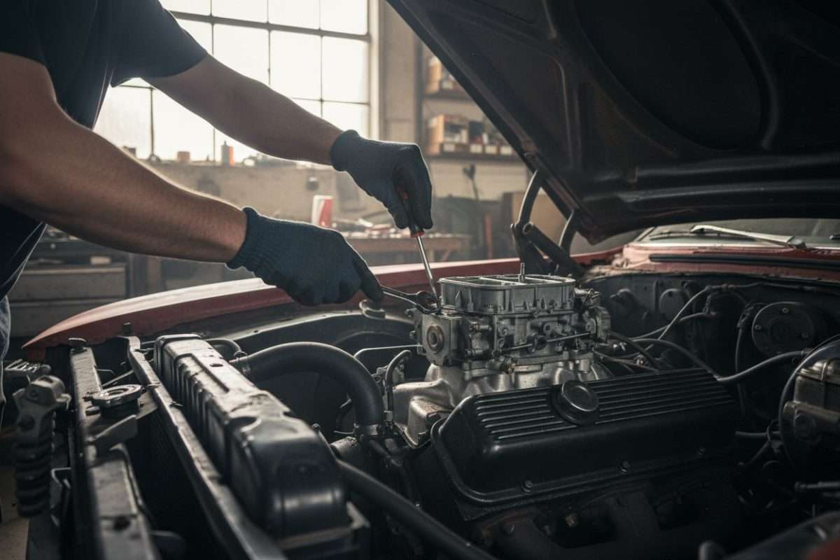 Bougie noire moteur 4 temps : causes et solutions