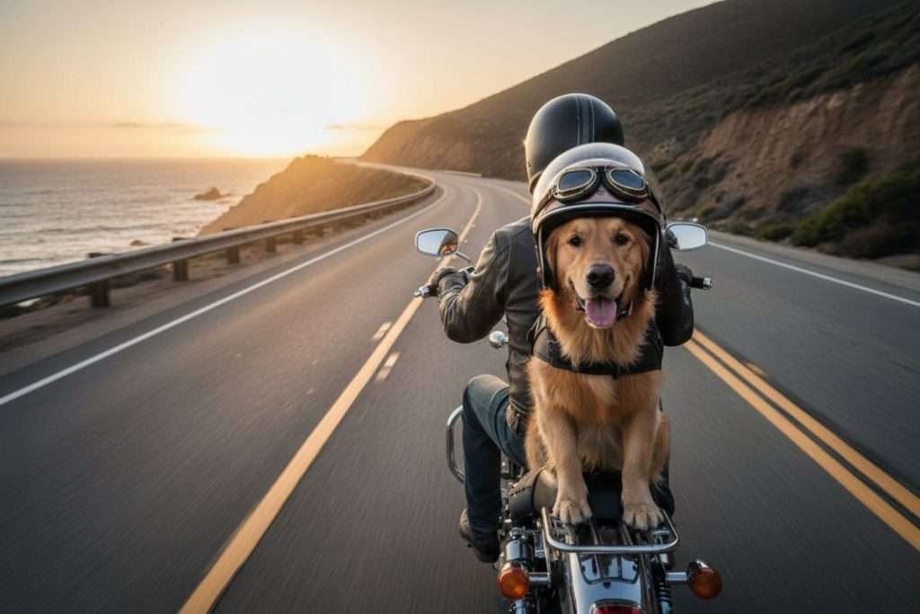 Transport chien sur moto : la sécurité avant tout