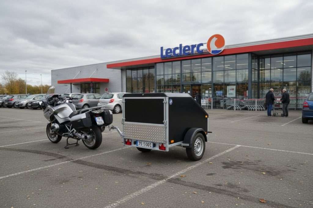 Location remorque moto Leclerc : tarifs et conditions