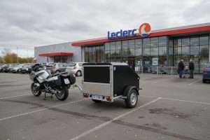Location remorque moto Leclerc : tarifs et conditions